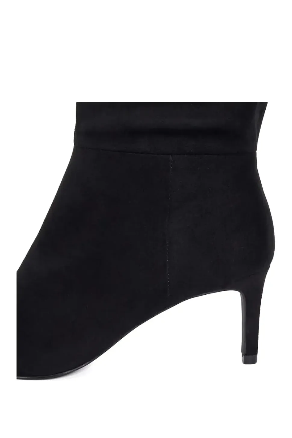 'Sliced' Knee High Boots