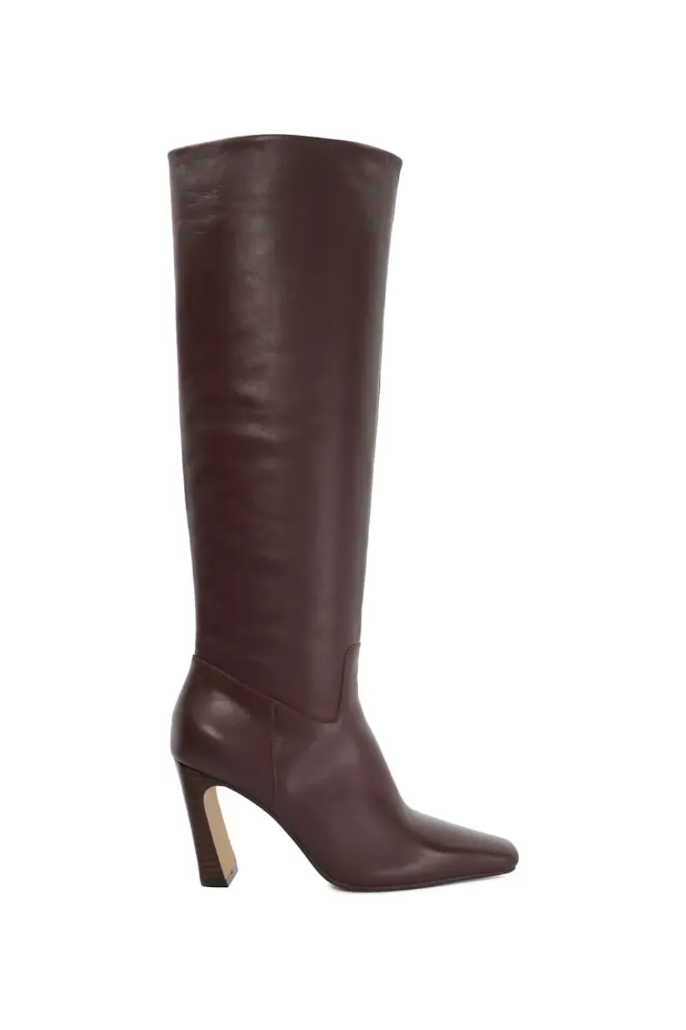 'Sliding' Leather Knee High Boots