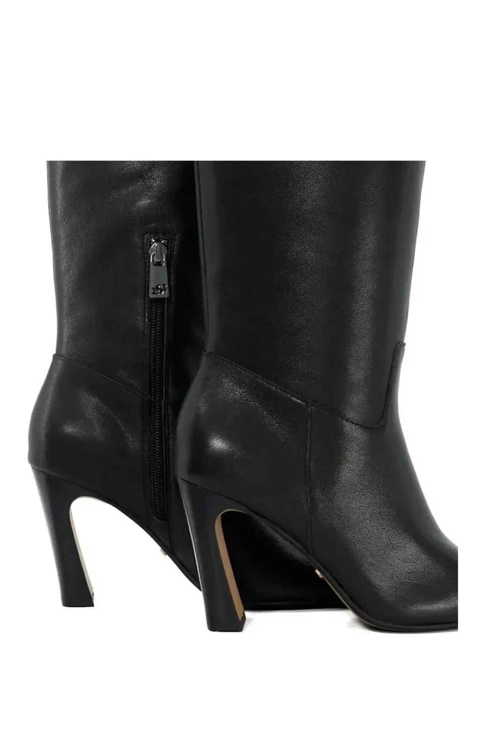 'Sliding' Leather Knee High Boots