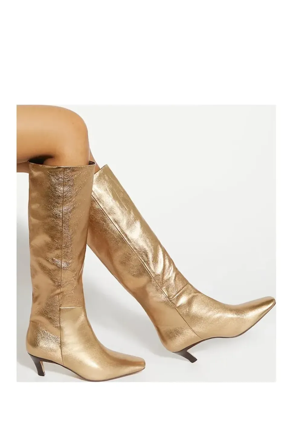 'Slink' Leather Knee High Boots