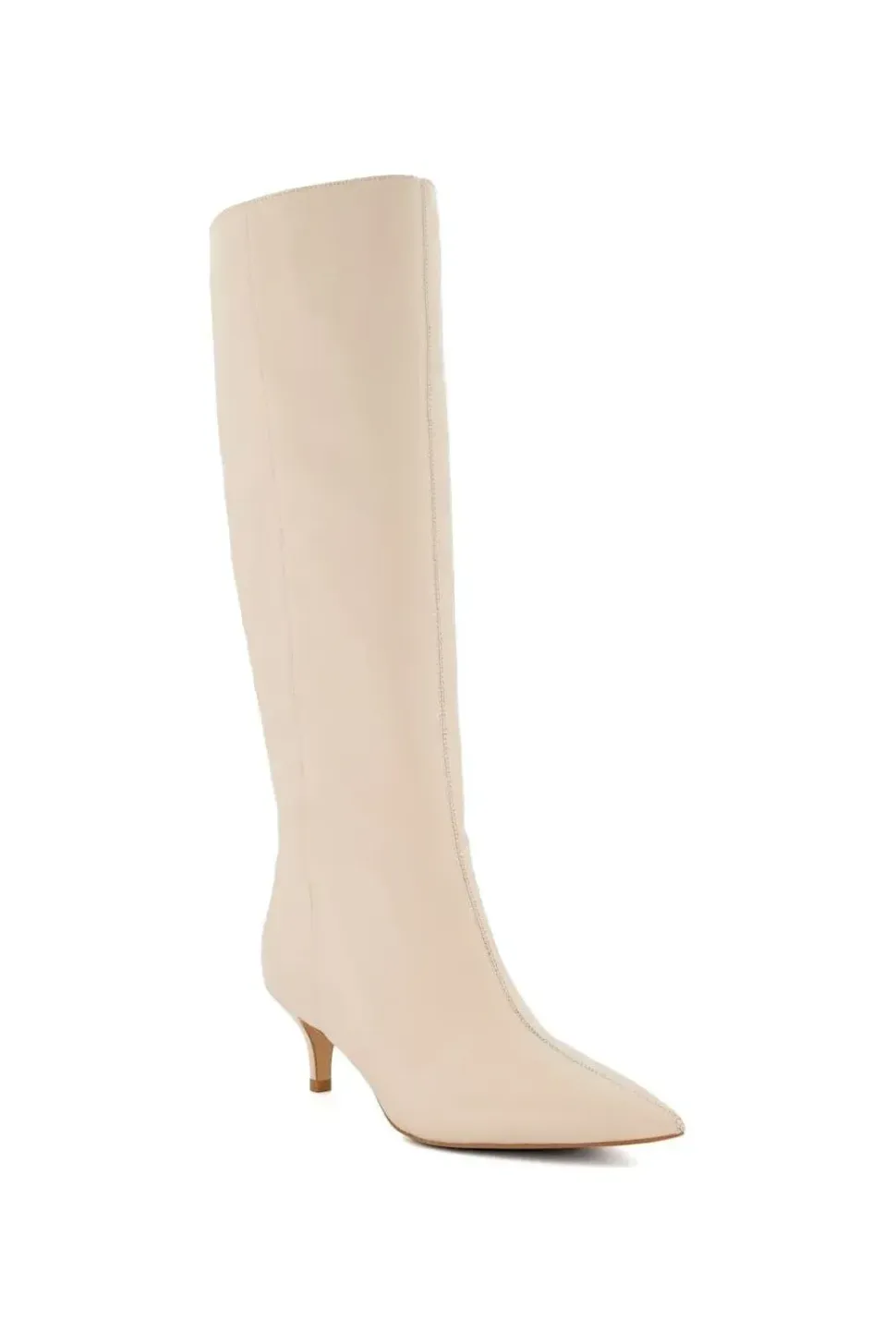'Smooth' Leather Knee High Boots