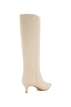 'Smooth' Leather Knee High Boots