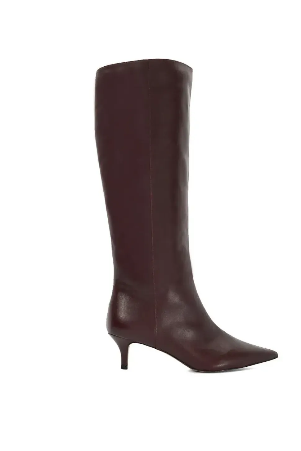 'Smooth' Leather Knee High Boots