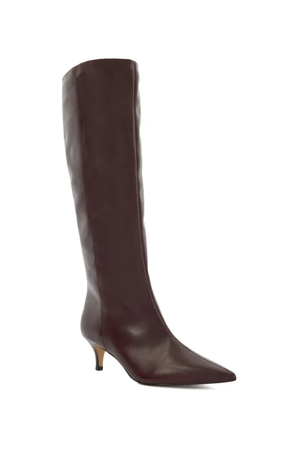 'Smooth' Leather Knee High Boots