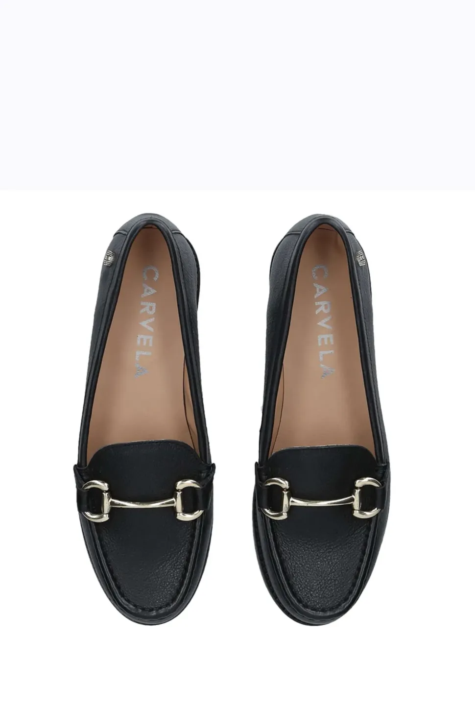 'Snap' Leather Flats