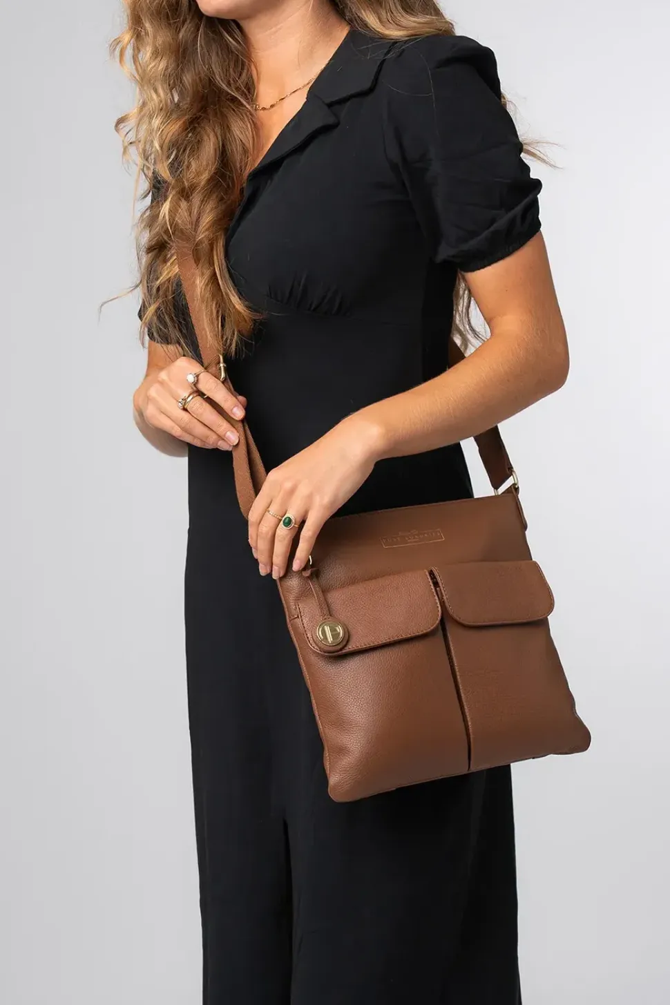 'Soames' Leather Cross Body Bag