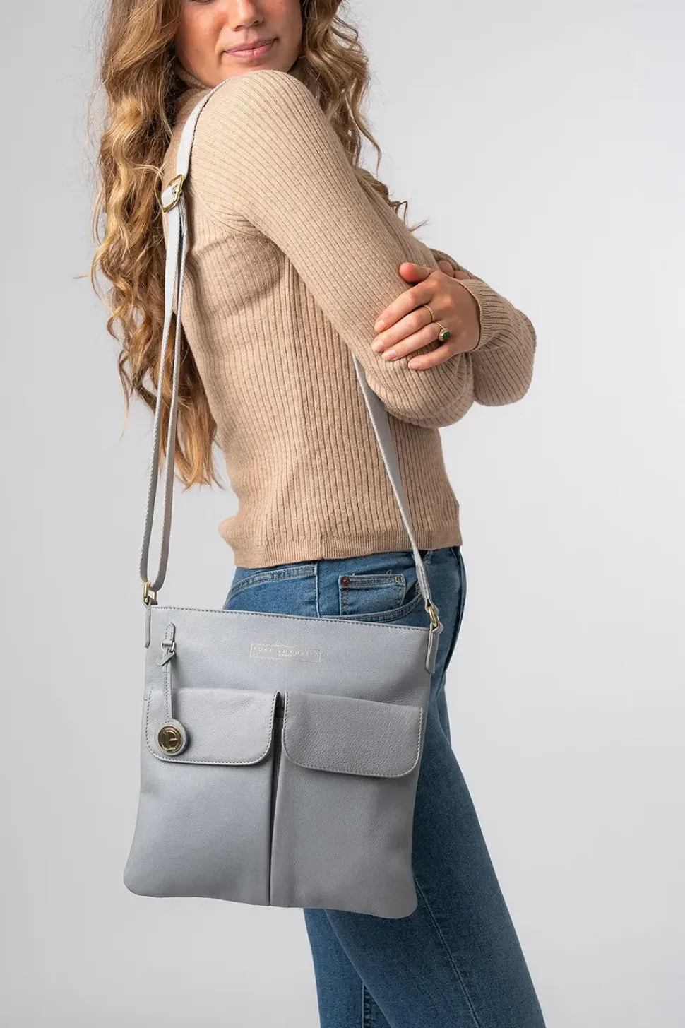 'Soames' Leather Cross Body Bag