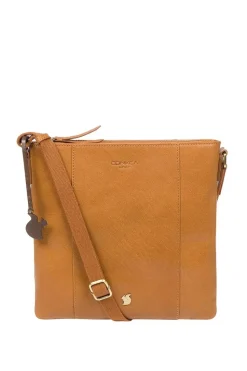 'Sol' Leather Cross Body Clutch Bag