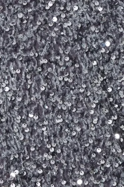 'Sparkler' Sequin Velour Drop Shoulder Top