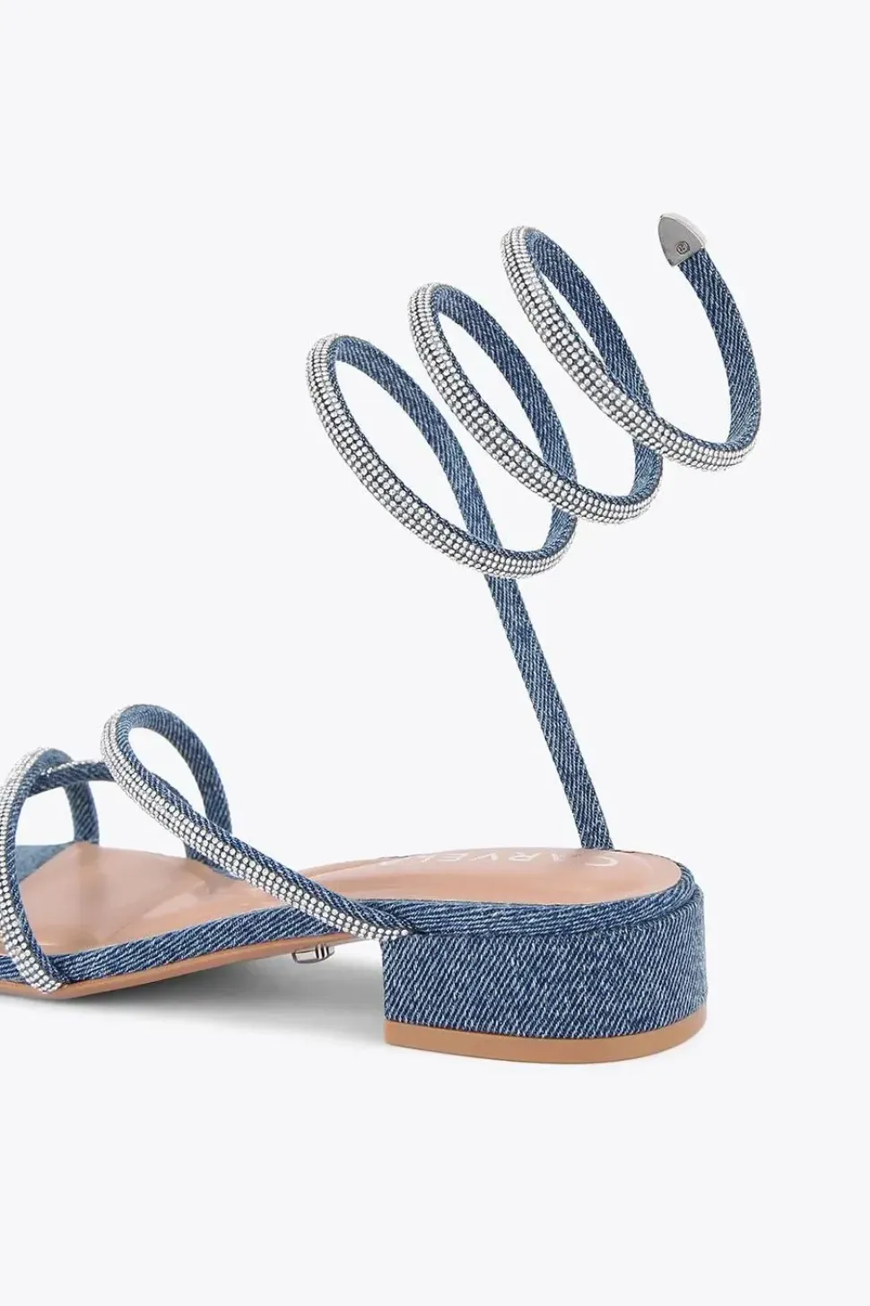 'Spiral Block Sandal' Fabric Sandals