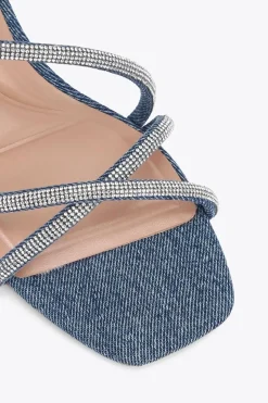 'Spiral Block Sandal' Fabric Sandals