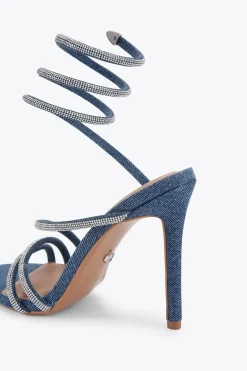 'Spiral 105' Fabric Heels