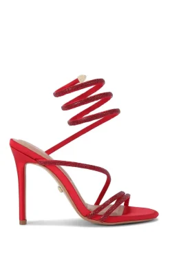 'Spiral 105' Fabric Sandals