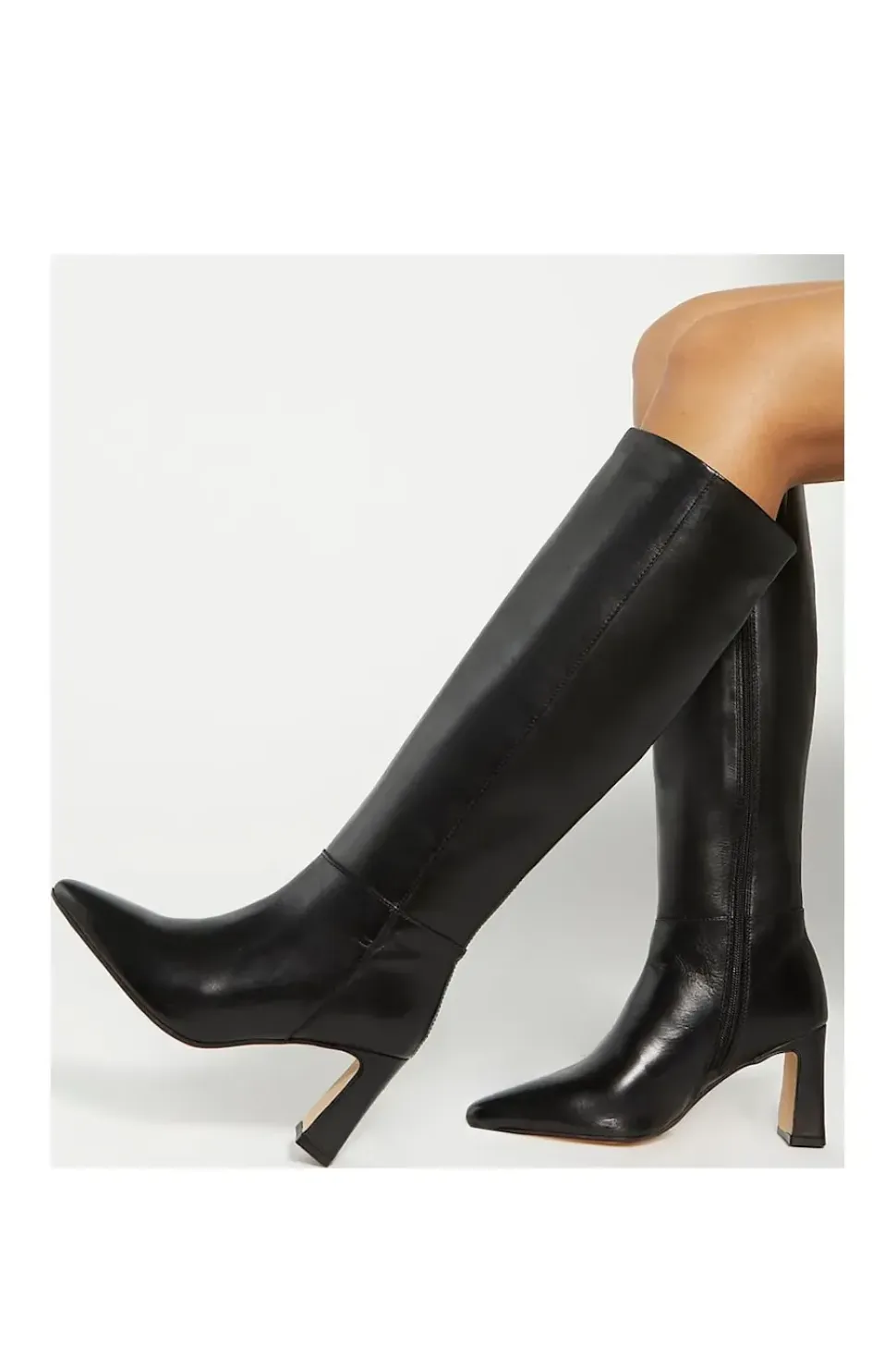 'Startler' Leather Knee High Boots