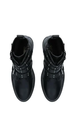 'Strap' Leather Boots