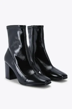 'Strut Ankle' Patent Boots