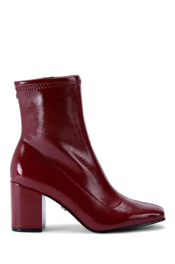 'Strut Ankle' Patent Boots