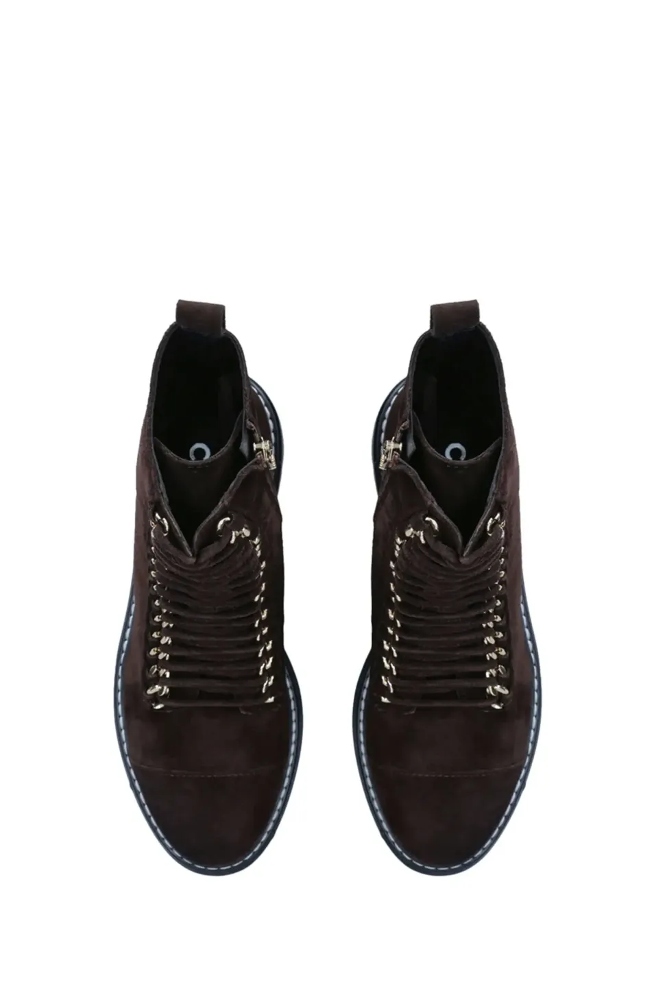 'Sultry Chain' Leather Boots