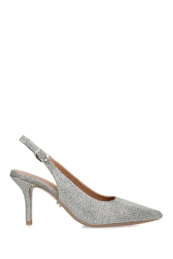 'Symmetry Sling 90' Fabric Heels