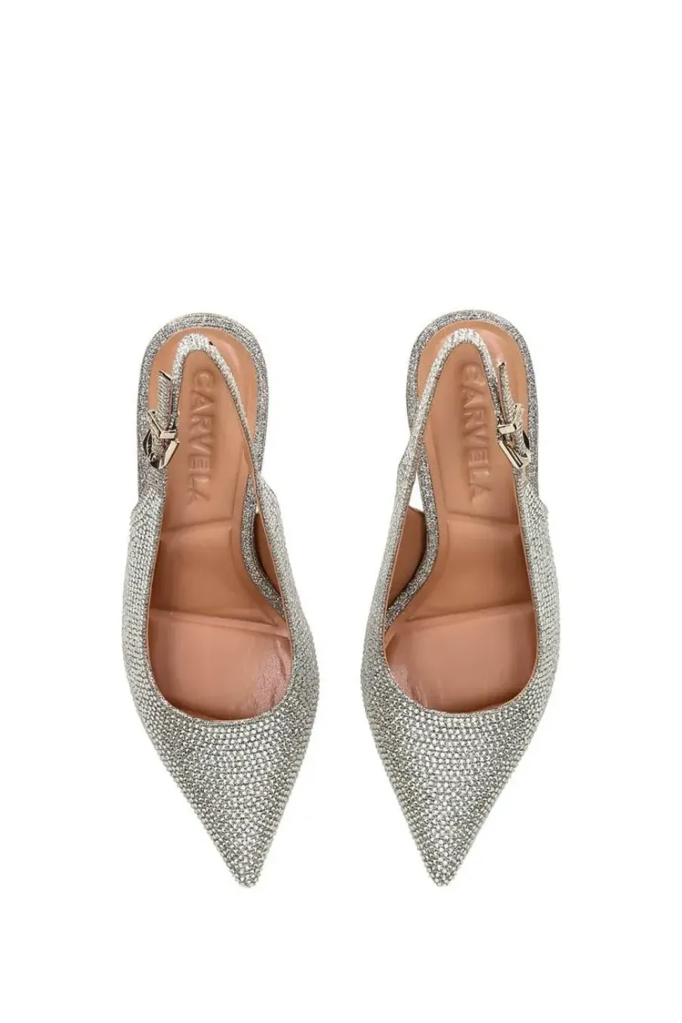 'Symmetry Sling 90' Fabric Heels