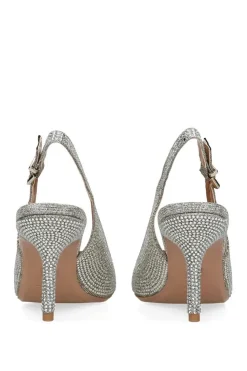 'Symmetry Sling 90' Fabric Heels