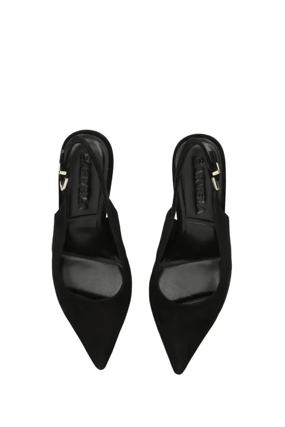 'Symmetry Sling 90' Suede Heels