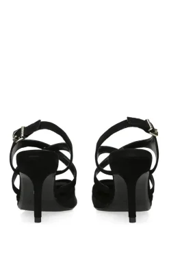 'Symmetry X Strap 90' Suede Heels