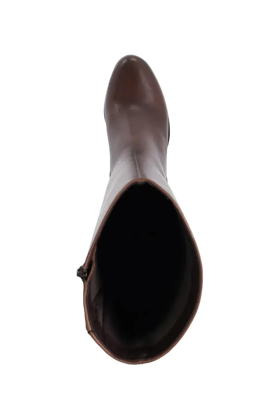 'Systematic' Leather Knee High Boots