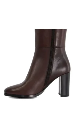 'Systematic' Leather Knee High Boots