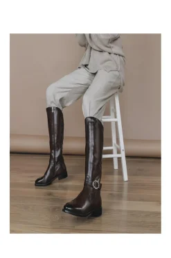 'Takari' Leather Biker Boots