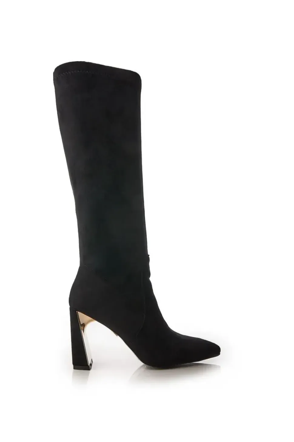 'Tamika' Alcantara Heeled Boots