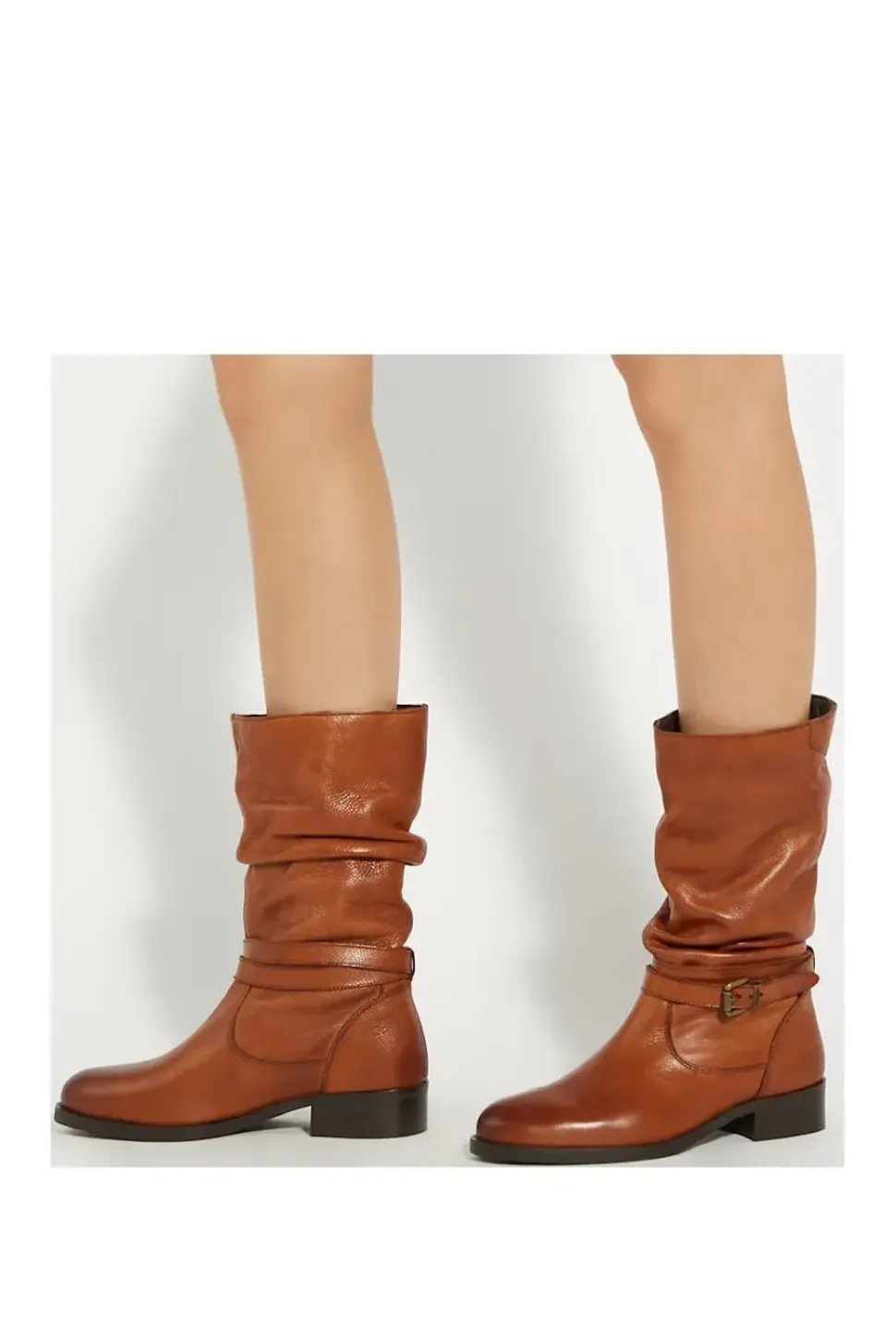 'Tasa' Leather Knee High Boots