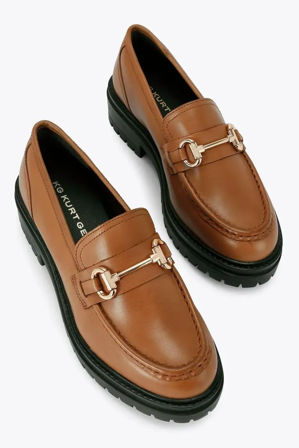 'Tasha Loafer' Leather Flats