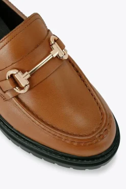 'Tasha Loafer' Leather Flats