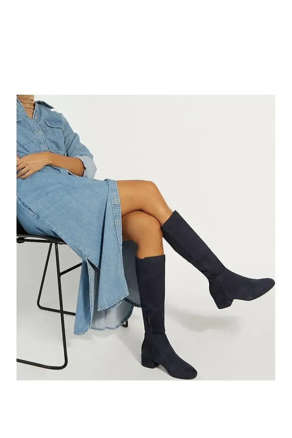'Tayla' Suede Knee High Boots