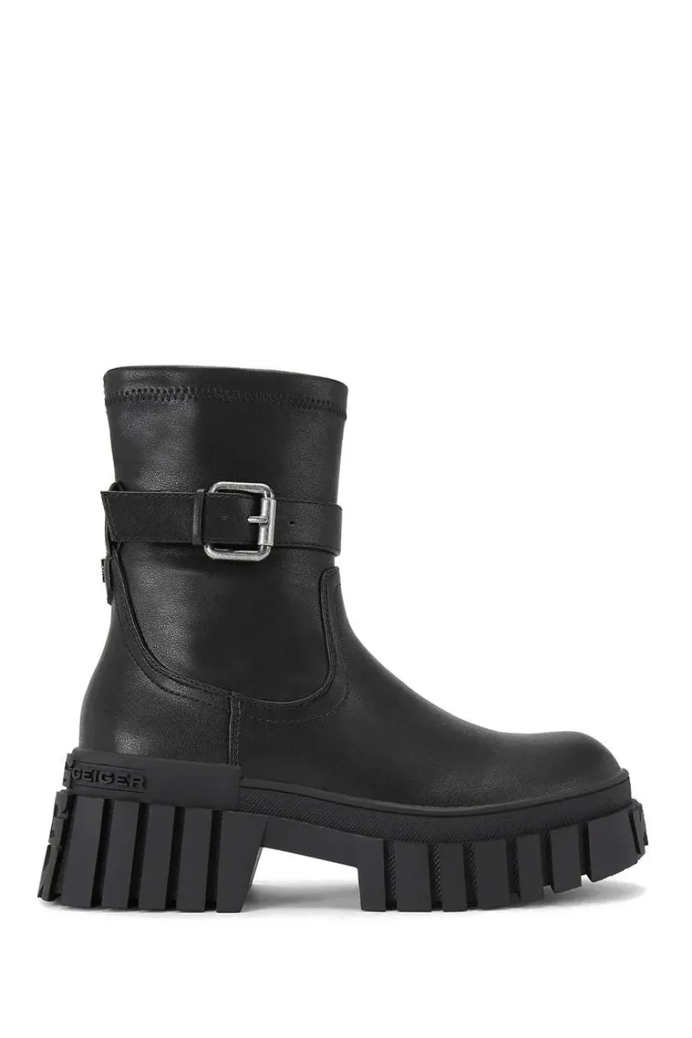 'Tegan Sock Buckle' Boots