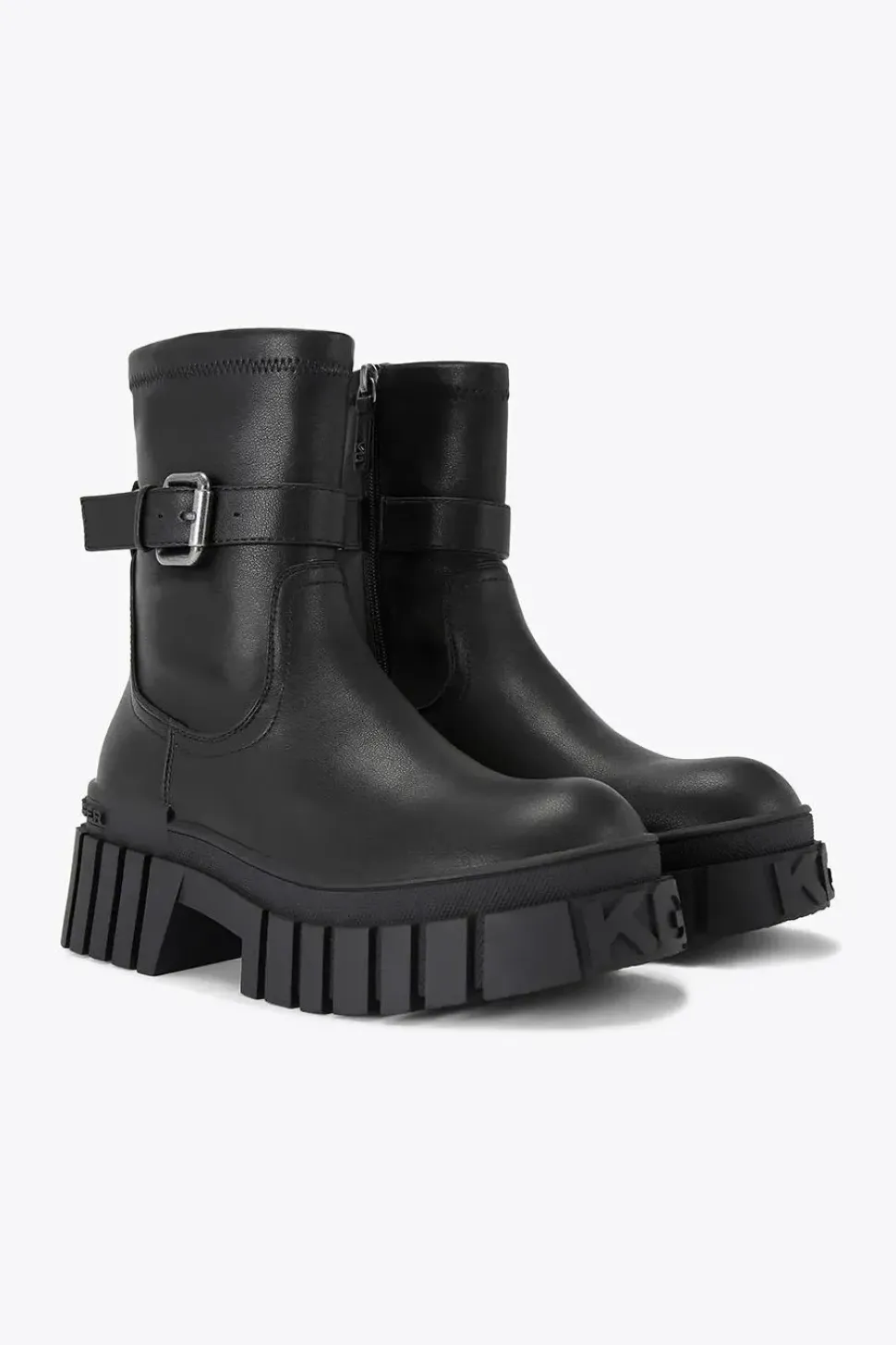 'Tegan Sock Buckle' Boots