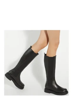 'Temmie' Leather Knee High Boots