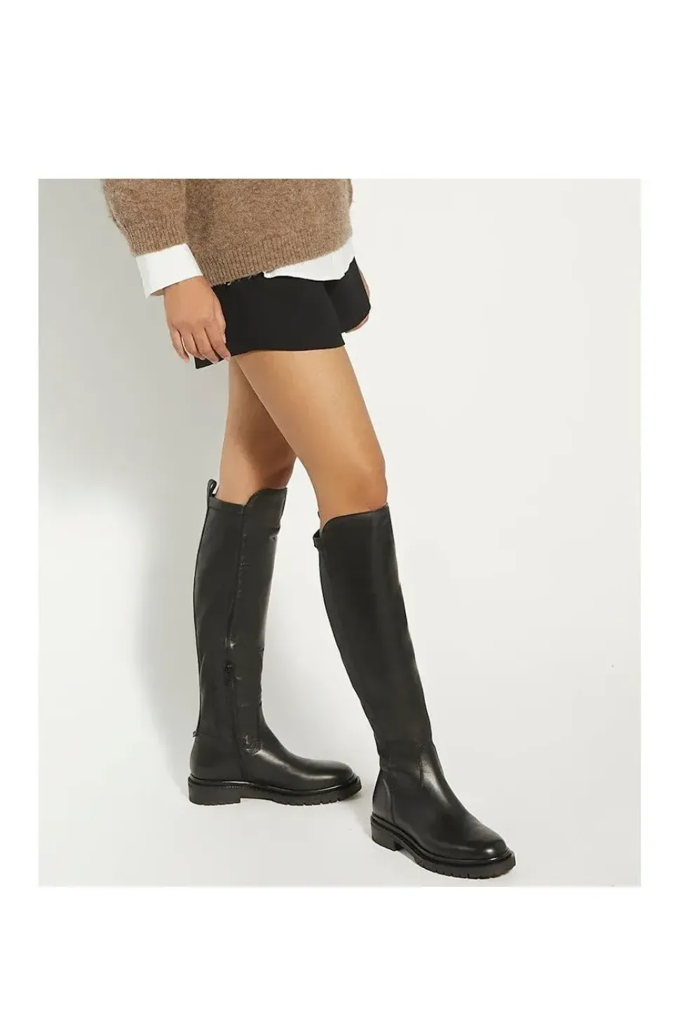 'Tempar' Leather Knee High Boots