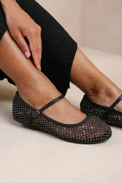 'Tennessee' Diamante Detail Pump With Strap