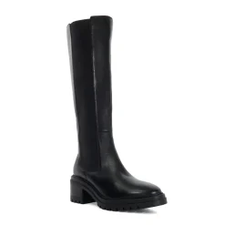 'Timeout' Leather Knee High Boots