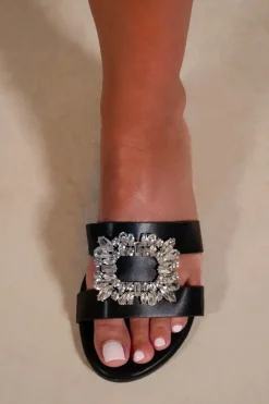 'Trinity' Flat Slider With Embellished Detail Single Band