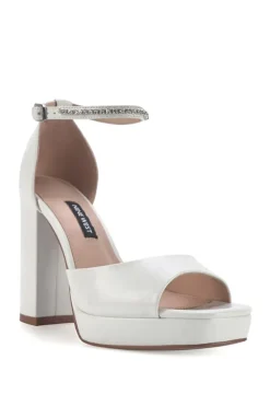 'Truva' Chunky White Platform Sandal