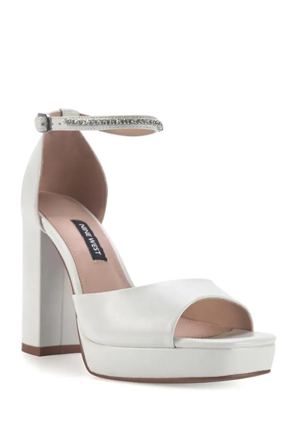 'Truva' Chunky White Platform Sandal
