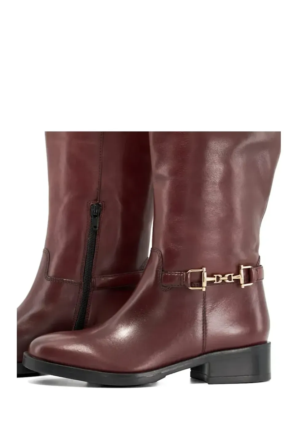 'Tucci' Leather Knee High Boots