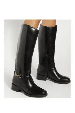 'Tucci' Leather Knee High Boots