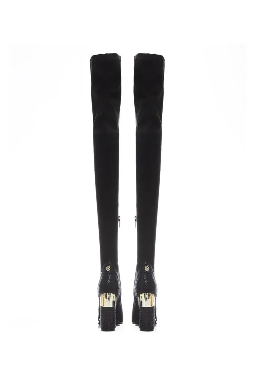 'Valentinne' Alcantara Biker Boots
