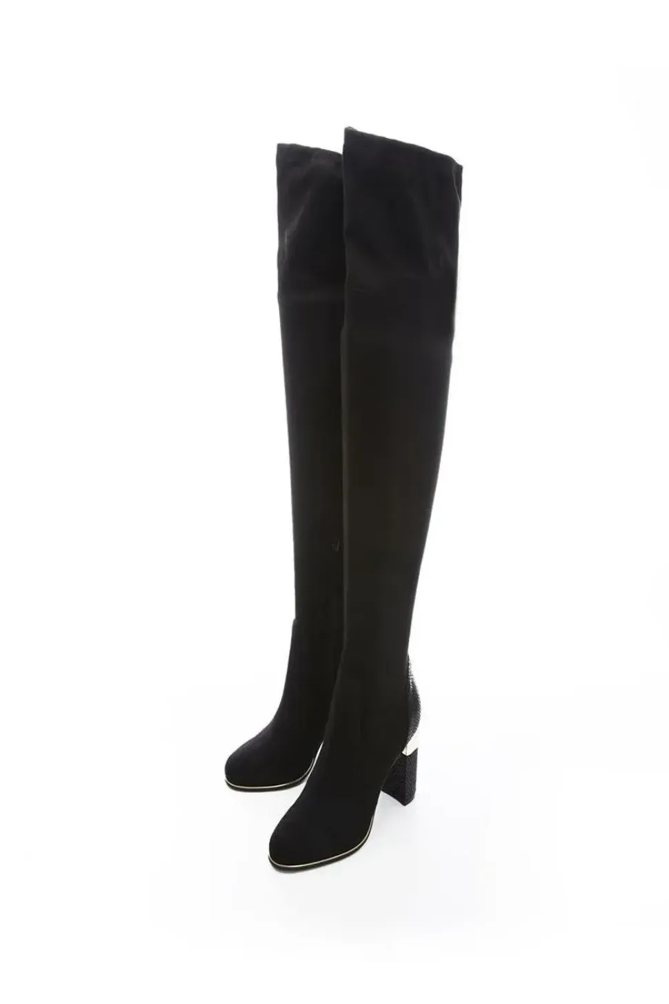 'Valentinne' Alcantara Biker Boots
