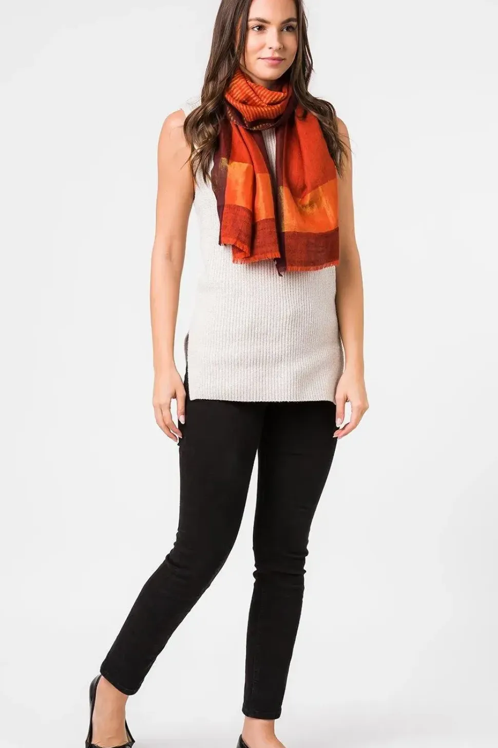 'Venus' Cashmere & Merino Wool Scarf