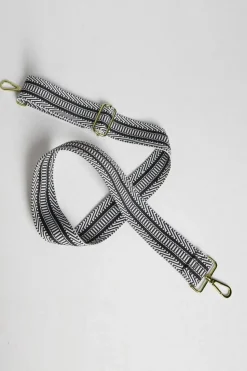 'Verona' Crossbody Tassel Bag With Aztec Strap